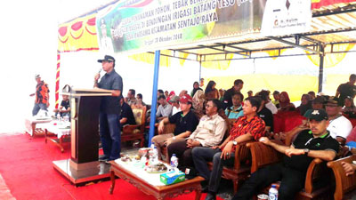 Bupati Mursini Dukung Promosi Gerakan Penyelamatan Bendungan Teso